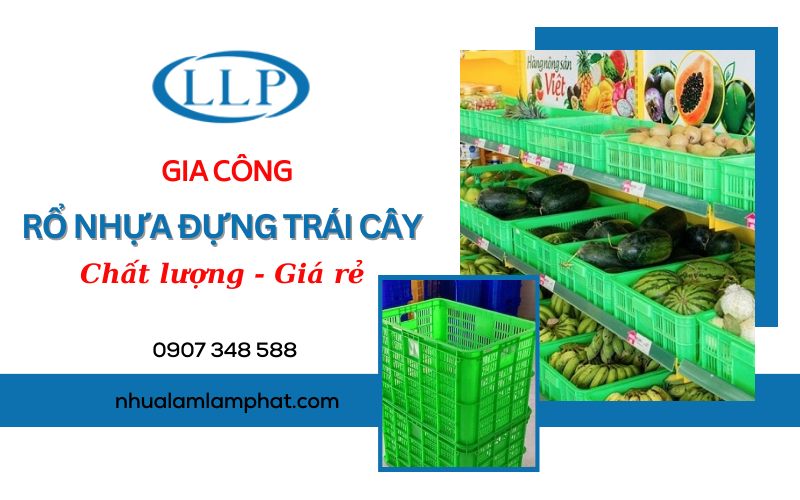 rổ nhựa đựng trái cây